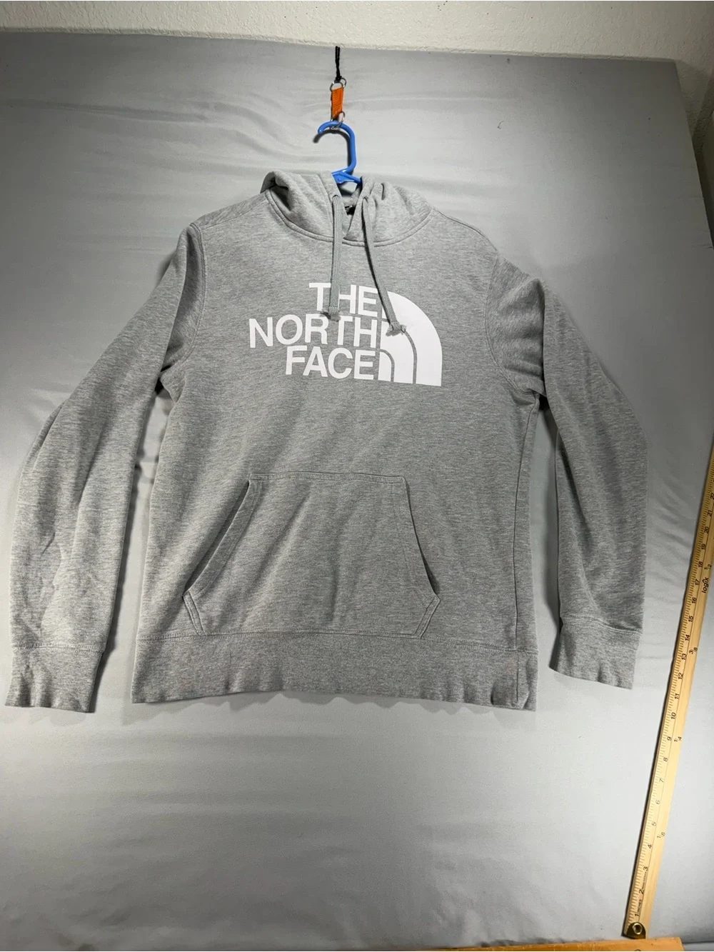 The North Face Hoodie Mens Medium Grey Half Dome Pullover Sweatshirt Fleece M